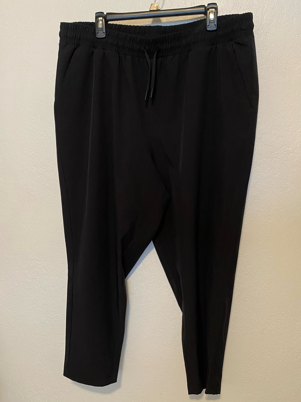 All in Motion Black Drawstring Casual Pants Size 1X
